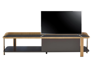 POSTMODERNE - Low wood veneer TV cabinet by Ligne Roset
