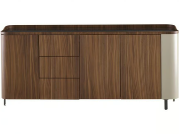 POSTMODERNE - Multi-layer wood sideboard with doors with drawers by Ligne Roset