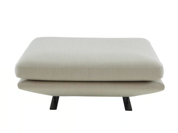 PRADO - Upholstered fabric footstool by Ligne Roset