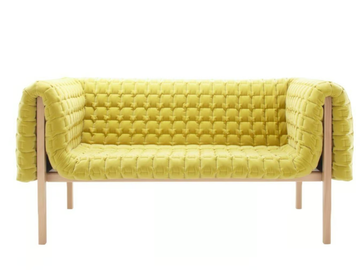 RUCHÈ - 2 seater fabric sofa by Ligne Roset
