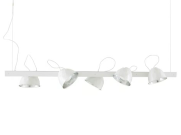TREPIED - Halogen epoxy paint steel pendant lamp by Ligne Roset