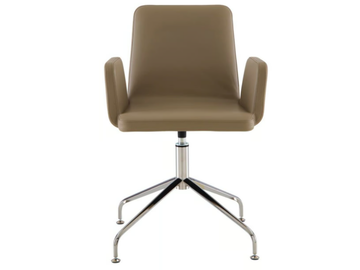 VIK - Swivel with 4-spoke base fabric chair with armrests by Ligne Roset