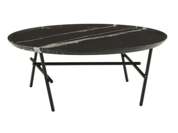 YURAGI - Low round marble coffee table by Ligne Roset