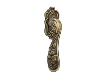 ARTE - DK chromed brass window handle on rose by LINEA CALI'