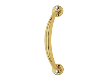 ELIKA CRYSTAL - Chromed brass pull handle with Swarovski® Crystals by LINEA CALI'