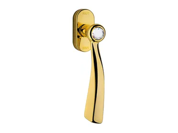 ELIKA CRYSTAL - DK window handle with SmartBlock anti-intrusion system by LINEA CALI'