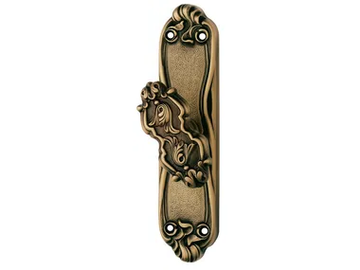 EPOCA - Chromed brass Cremone handle on back plate by LINEA CALI'