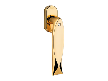 FISH CRYSTAL - DK window handle with SmartBlock anti-intrusion system by LINEA CALI'