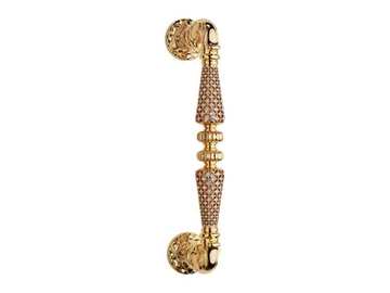 JEWEL - Brass pull handle with Swarovski® Crystals by LINEA CALI'