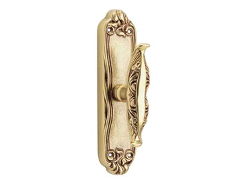 LIBERTY - Chromed brass Cremone handle on back plate by LINEA CALI'