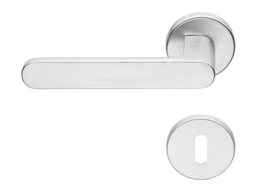 LOLA - Zamak door handle with lock by LINEA CALI'