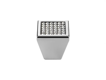 MESH CRYSTAL - Zamak furniture knob with Swarovski® Crystals by LINEA CALI'