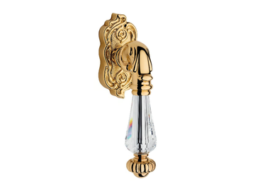 NINFA CRYSTAL - Classic style DK brass window handle with Swarovski® Crystals by LINEA CALI'