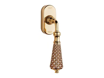 SOGNO - Brass window handle with Swarovski® Crystals by LINEA CALI'