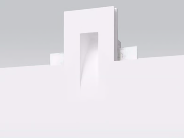 GYPSUM_WF3 - LED wall-mounted plaster steplight by Linea Light Group