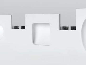 GYPSUM_WRQ - LED wall-mounted plaster steplight by Linea Light Group