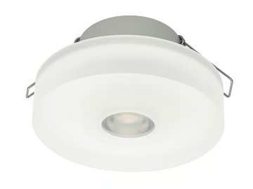 ONE TO ONE _C - LED round glass and aluminium spotlight by Linea Light Group
