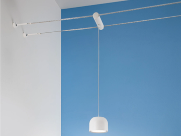 OUTLOOK-C - LED cable-mounted aluminium pendant lamp by Linea Light Group