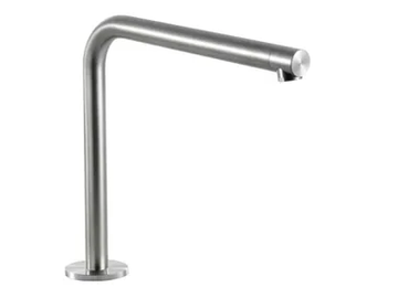 CANNE 032 - Deck-mounted stainless steel sink spout by Linki