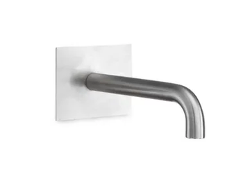 CANNE 115 - Wall-mounted stainless steel sink spout by Linki