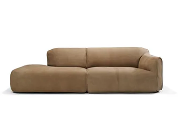 BROADWAY - Modular 2 seater fabric sofa by Linteloo