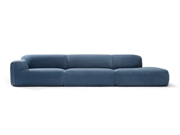 BROADWAY - Modular 4 seater fabric sofa by Linteloo