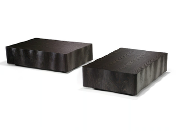 IWA - Low handmade multi-layer wood coffee table by Linteloo