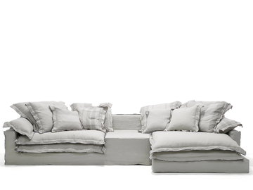 JAN’S NEW SOFA - Sectional fabric sofa by Linteloo