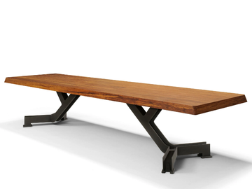 SICILIAN - Rectangular solid wood dining table by Linteloo
