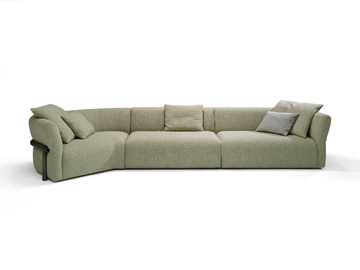 WILLOW - Modular fabric sofa by Linteloo