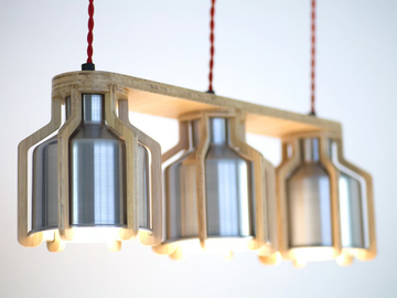 CELL TRIPLET - Pendant lamp by Liqui Contracts