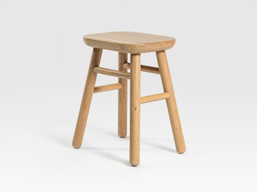 JASPER - Low oak stool by Liqui Contracts
