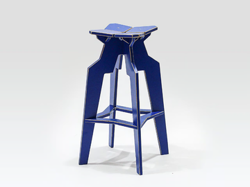SPLICE - Barstool with footrest by Liqui Contracts