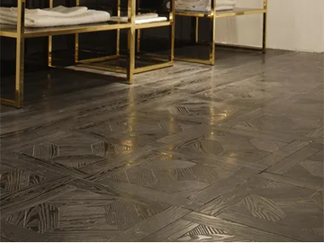 ESSENCE - QUADROTTA 1G - Marble flooring with wood effect by Lithos Mosaico Italia