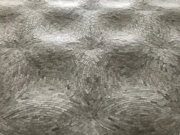OP'LAND WALL - THALA GREY - Marble mosaic by Lithos Mosaico Italia