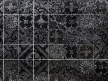 TWENTY NEW BLACK - Natural stone flooring by Lithos Mosaico Italia