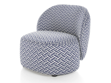 GUEST - Upholstered fabric armchair by Liu Jo Living Collection