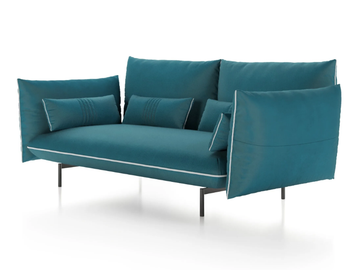 ICE BREAKER - 3 seater fabric sofa by Liu Jo Living Collection