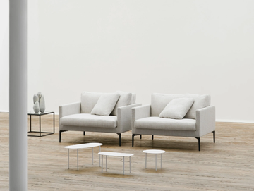 CLAN - Armchair with armrests by Living Divani
