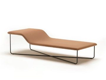 CLIVIO - Fabric sun lounger by Living Divani