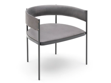 ERA EASYCHAIR - Leather easy chair with armrests by Living Divani