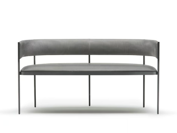 ERA SETTEE - Leather small sofa by Living Divani