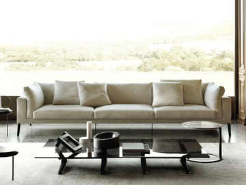 FLOYD HI 2 - 3 seater fabric sofa by Living Divani