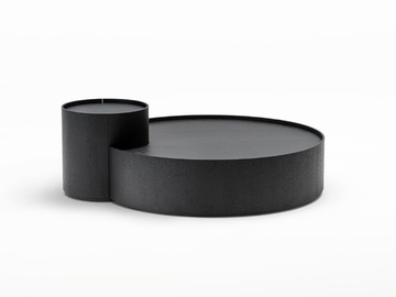 MOON ECLIPSE - Round coffee table with storage space by Living Divani
