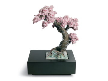 BLOSSOMING TREE - Porcelain decorative object by Lladró