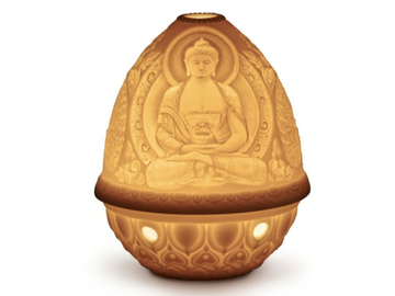 BUDDHA - Cordless porcelain table lamp by Lladró