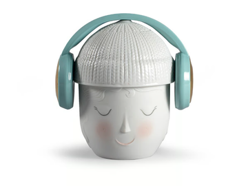 LANE HEADPHONES - Porcelain storage box by Lladró