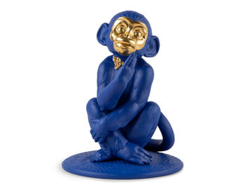 LITTLE MONKEY - Porcelain decorative object by Lladró