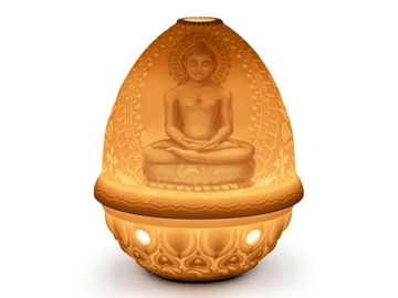 LORD MAHAVIRA - Cordless porcelain table lamp by Lladró