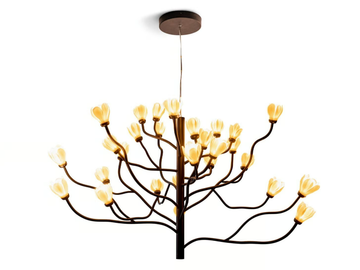 MOKUREN - Handmade porcelain chandelier by Lladró